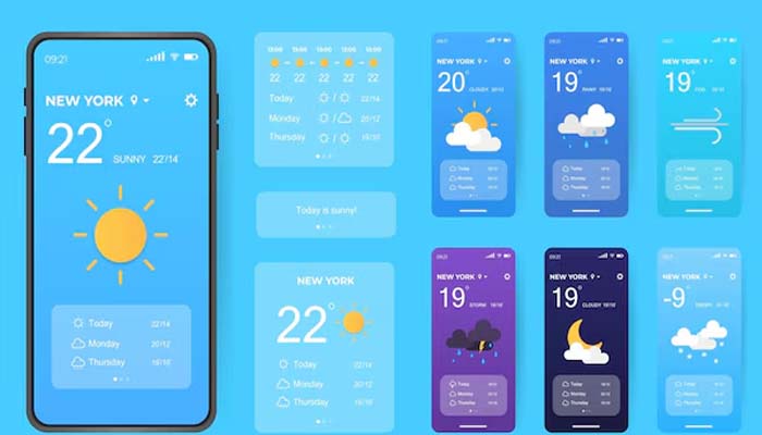 A representational image of Weather app. — Freepik