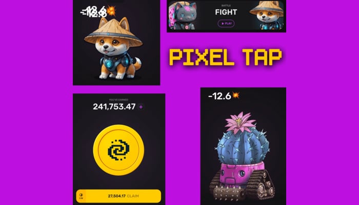 An undated image of Pixel Tap game. — Pixeltapgame