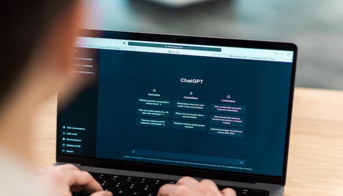 An undated image of a person using ChatGPT. — Freepik