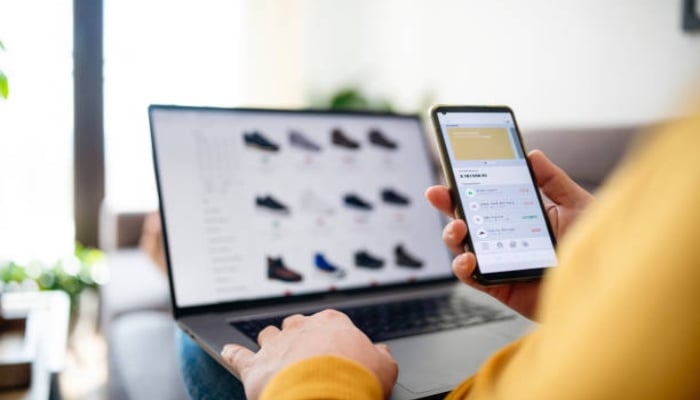 An undated image of an e-commerce site. — iStock