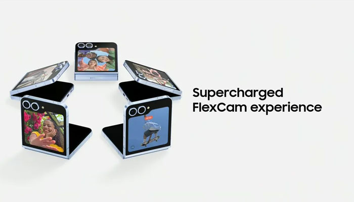 A screengrab of Galaxy Z Flip 6 unveiled at Samsung Galaxy Unpacked Event held on July 10, 2024 in Paris. — YouTube/Samsung