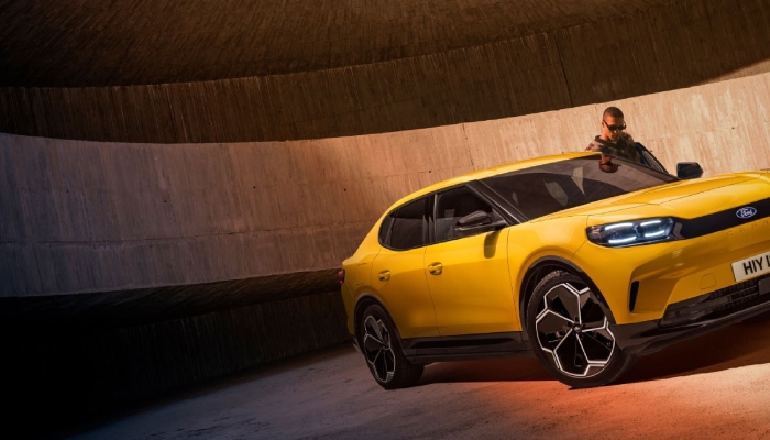 An undated image of the new Ford Capri Coupe. — Ford