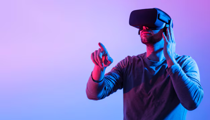 An undated image representing XR technology. — Freepik