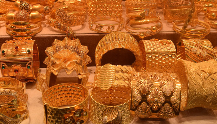 An undated image of gold jewellery. — Pixabay