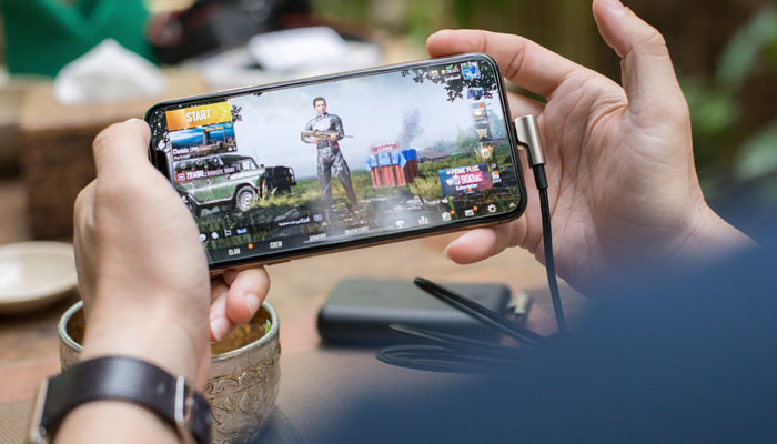 An undated image of a person playing PUBG on a smartphone. — Pixabay