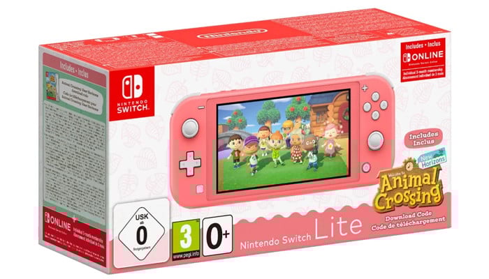 An undated image of New Animal Crossing-Themed Nintendo Switch Lite. — Nintendo Life