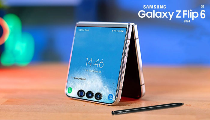 An undated image of Samsung Galaxy Z Flip 6. — YouTube/Samsung