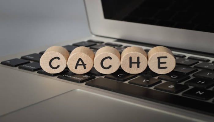 An undated image displaying Cache in text. — iStock