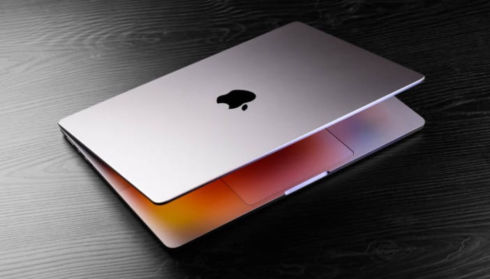 An undated image of a MacBook. — iStock