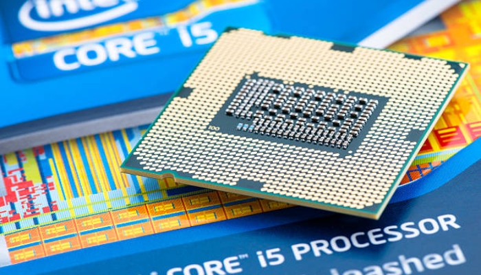 An undated image of an Intel 15th-generation processor. — iStock