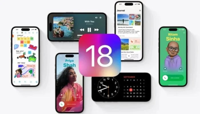 An undated image of iOS 18. — Apple