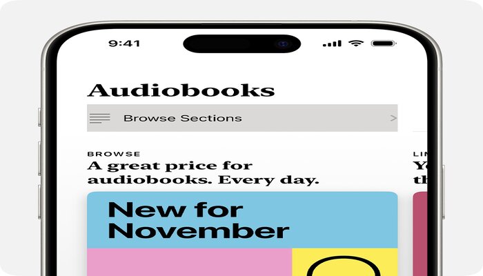 An undated image of Apple Books app. — Apple