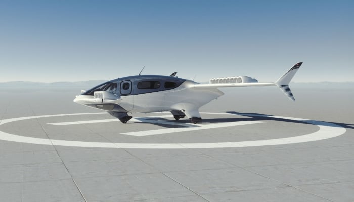 An undated image of a Lilium Jet. — Lilium