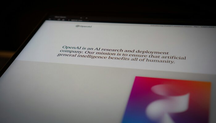 An undated image of OpenAI. — Unsplash