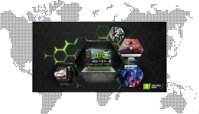 An undated image of GeForce Now games. — Nvidia/Canva