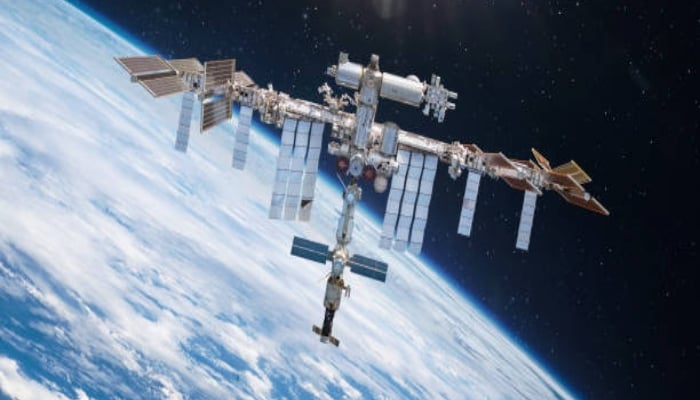 An undated image of the ISS. — iStock