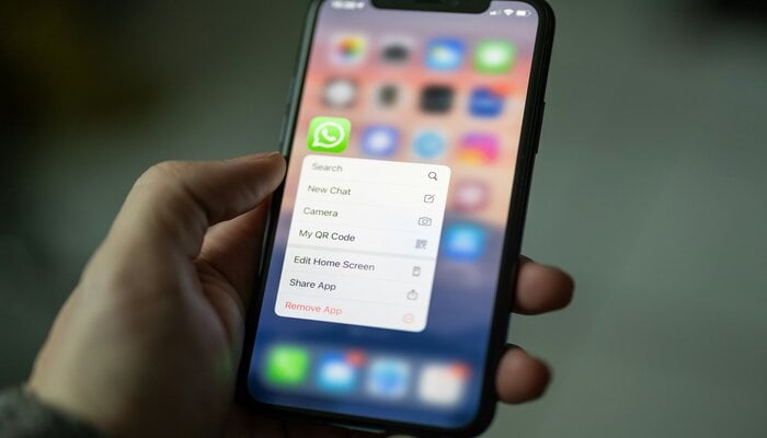 An undated image of WhatsApp opened on an iPhone. — Unsplash