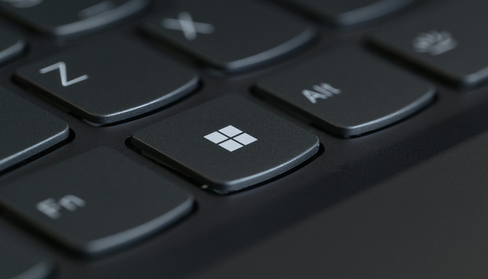 An undated image of a Windows key. — Pexels