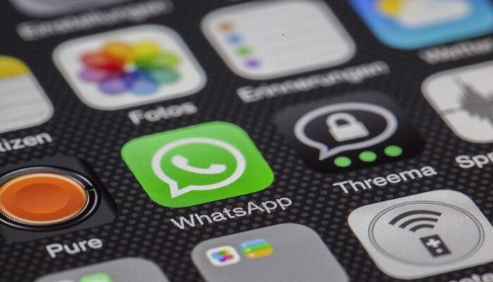 An undated image of WhatsApp icon on a phone screen. — Pixabay