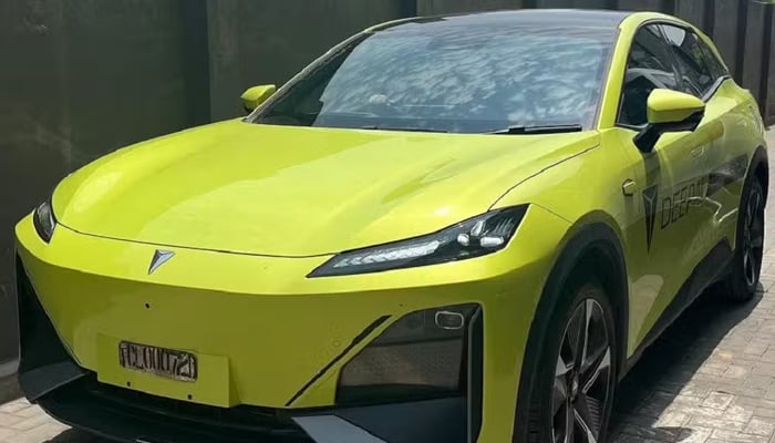 An undated image of Deepal S07 SUV electric car. — AutoXfinity