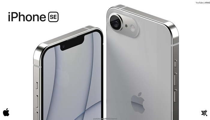 A representational image of iPhone SE 4. — YouTube/4RMD