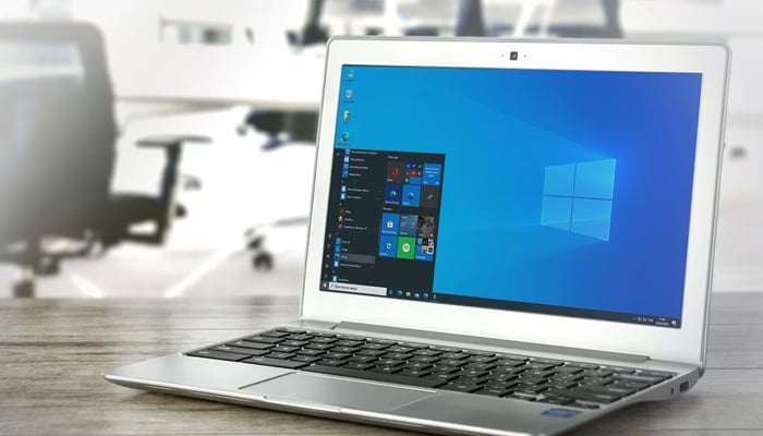 An undated image of Windows 11 interface on laptop. — Pixabay