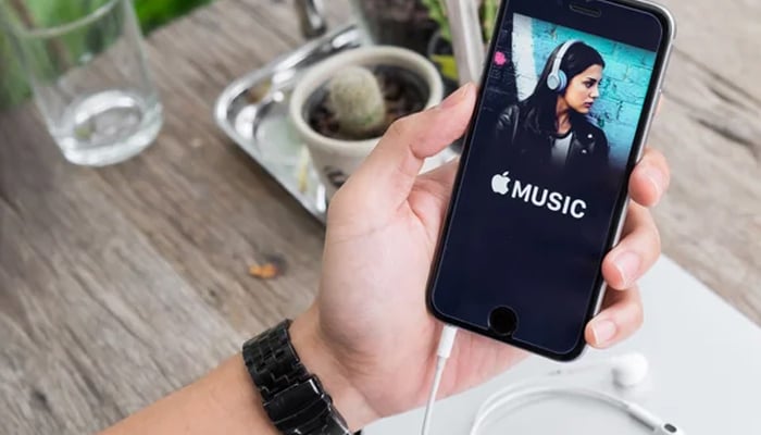 An undated image of Apple Music on an iPhone. — Deposit photos