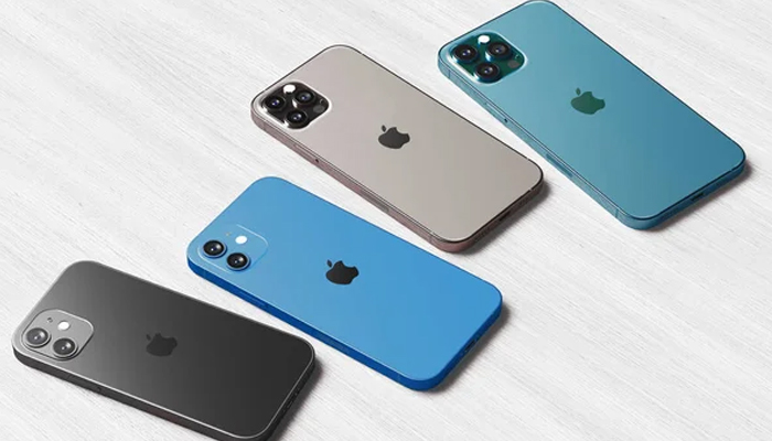 An undated image showing various Apple iPhone models. — Depositphotos