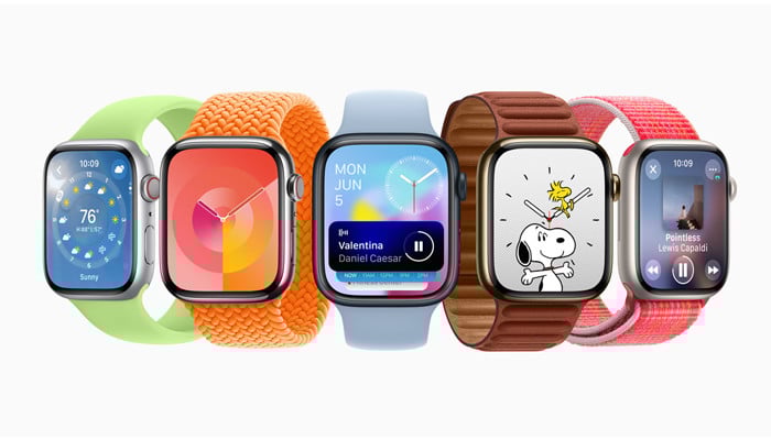 An undated image of WatchOS 10. — Apple