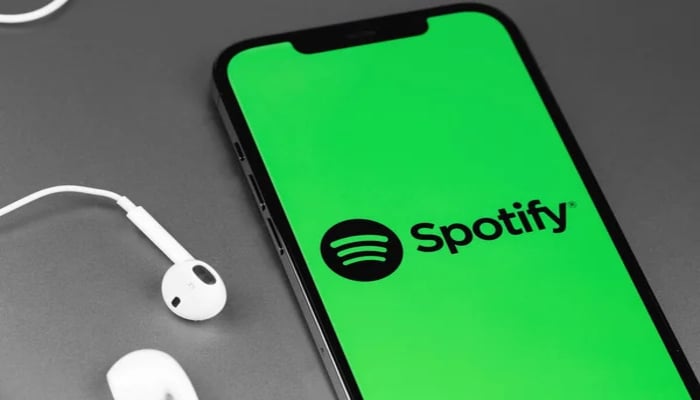 An undated image displaying the Spotify logo. — Deposit Photos