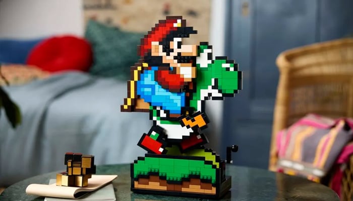 An undated image of LEGO Super Mario World: Mario and Yoshi. — Lego