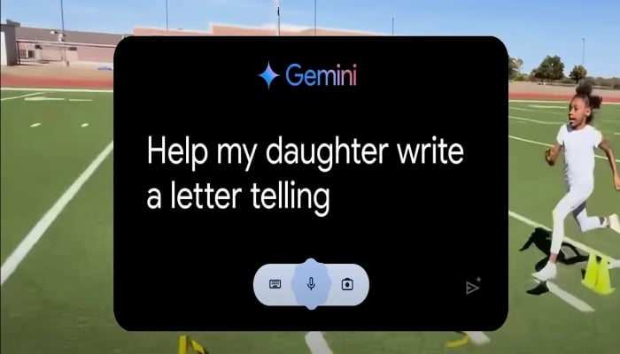 An undated image from a Gemini commercial. — Google