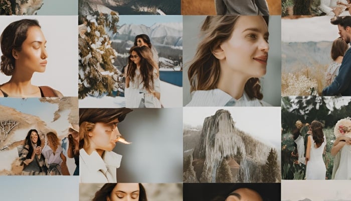 An undated Ai generated collage. — Canva