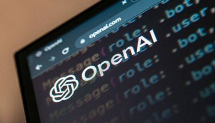 An undated image of OpenAI logo diplated on a screen. — Depositphotos