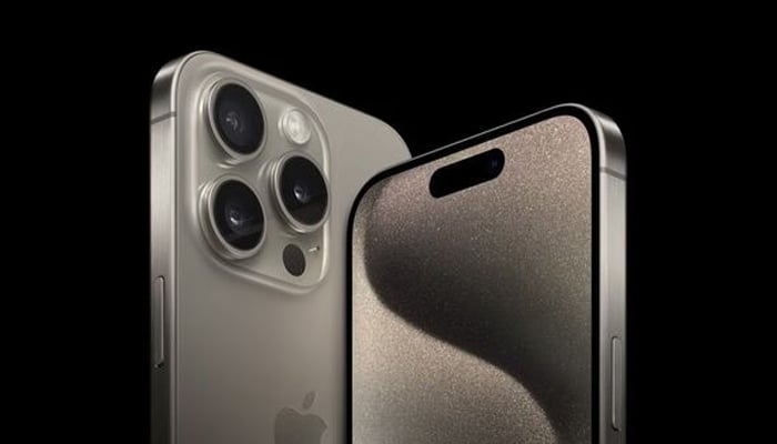 An undated image of iPhone 15. — Apple