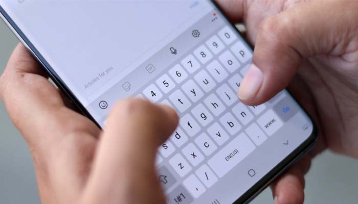 An undated image of Samsung keyboard. — SamMobile