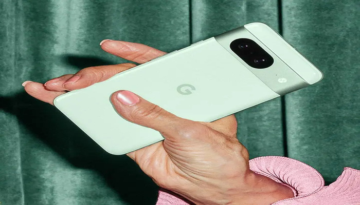An undated image of Pixel 8a. — Google