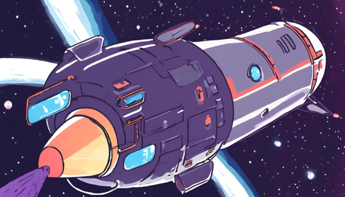 An AI-generated image of a spacecraft. — Canva