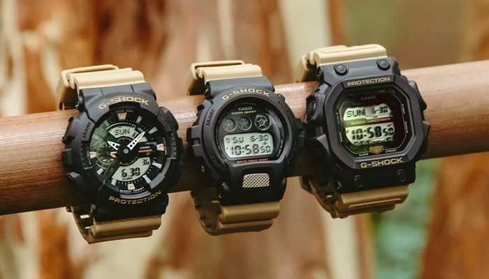 An undated image of G-SHOCK watches. — G-SHOCK
