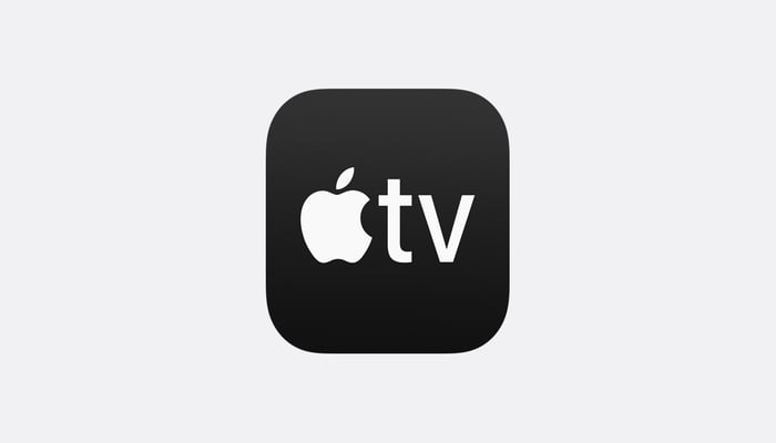 An undated image of the Apple TV logo. — Apple