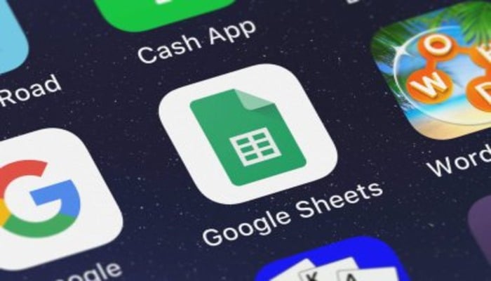 An undated image of Google Sheets logo. — Depositphotos