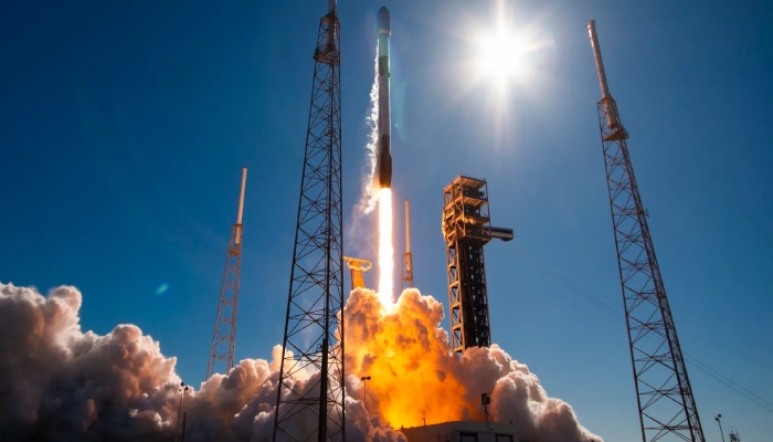 An undated image of a SpaceX rocket.— SpaceX