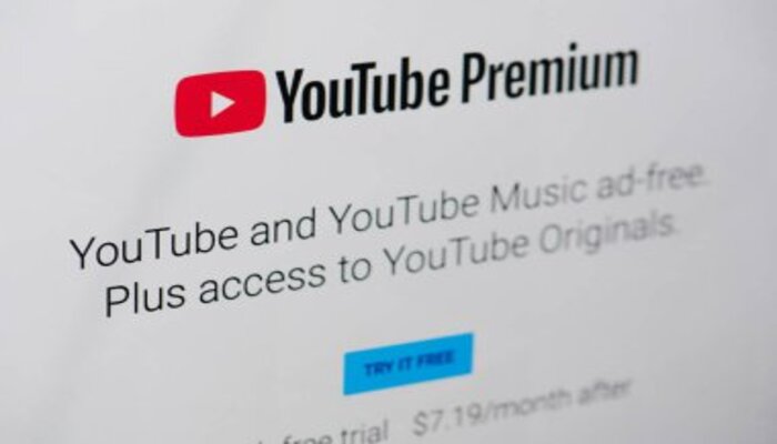 An undated image of YouTube Premium logo. — Depositphotos