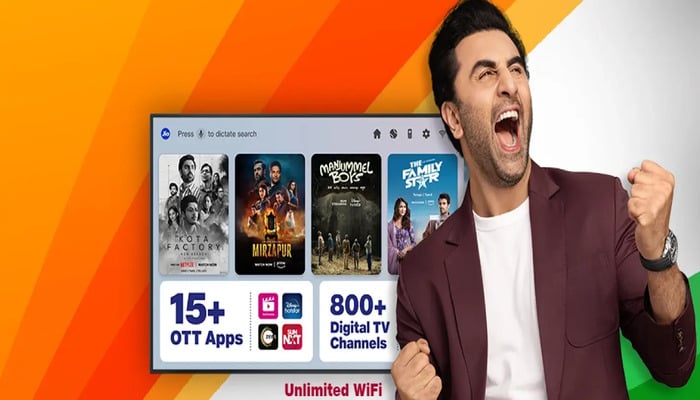 An undated image of the Jio latest Freedom offer poster. — Jio