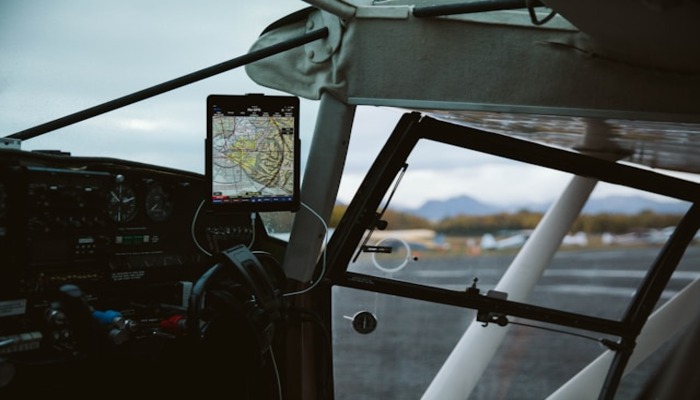 An undated image of a GPS device in an aircraft. — Unsplash