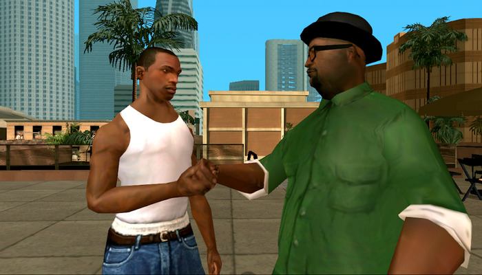 An undated in-game image of GTA San Andreas. — Google Play Store