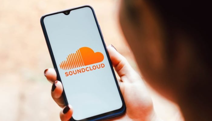 An undated image of SoundCloud logo. — Getty Images