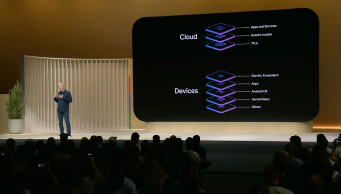 A still image of Gemini Live of Made by Google event 2024 held on August 13 at Mountain View headquarters in California. — Screengrab via YouTube Made by Google channel