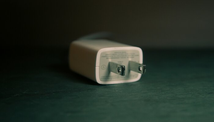 An undated image of a smartphone charger. — Unsplash