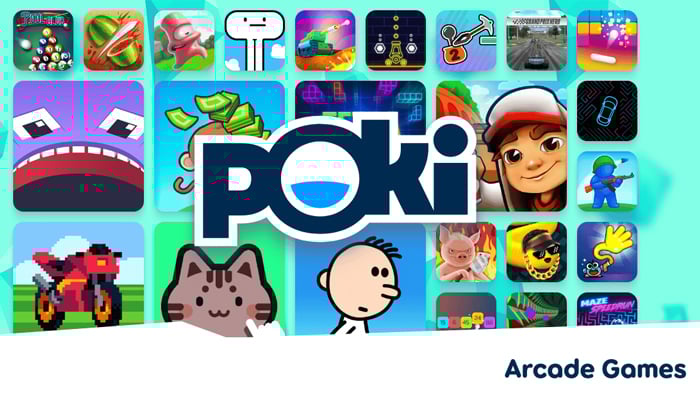 An undated image of Poki Games. — Poki